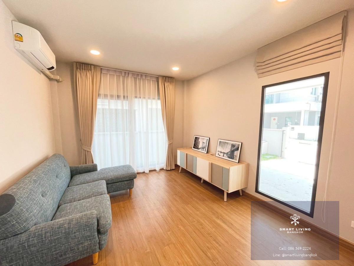 ให้เช่าบ้านเดี่ยว Centro บางนา (เฟส 1) แต่งหรูสไตล์ Modern 209 ตร.ม. 4 ห้องนอน พื้นที่สวนกว้าง ใกล้เมกาบางนา 1.5 กม.