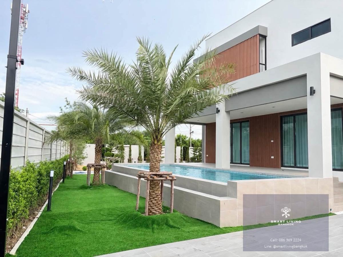 ขายบ้านเดี่ยว รังสิต คลอง 2 บ้านหรูพร้อมสระว่ายน้ำ ทำเลใกล้ฟิวเจอร์พาร์ครังสิต