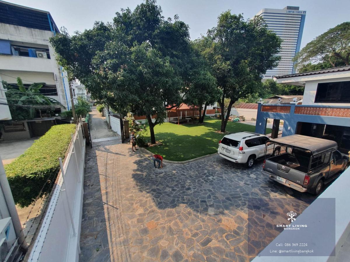 ให้เช่าบ้านเดี่ยว/โฮมออฟฟิศหลังใหญ่ 800 ตร.ม. (6 นอน 4 น้ำ) ทำเลทองพระราม 4 - สาทร ตรงข้าม One Bangkok เดินทางสะดวกใกล้ MRT ลุมพินี