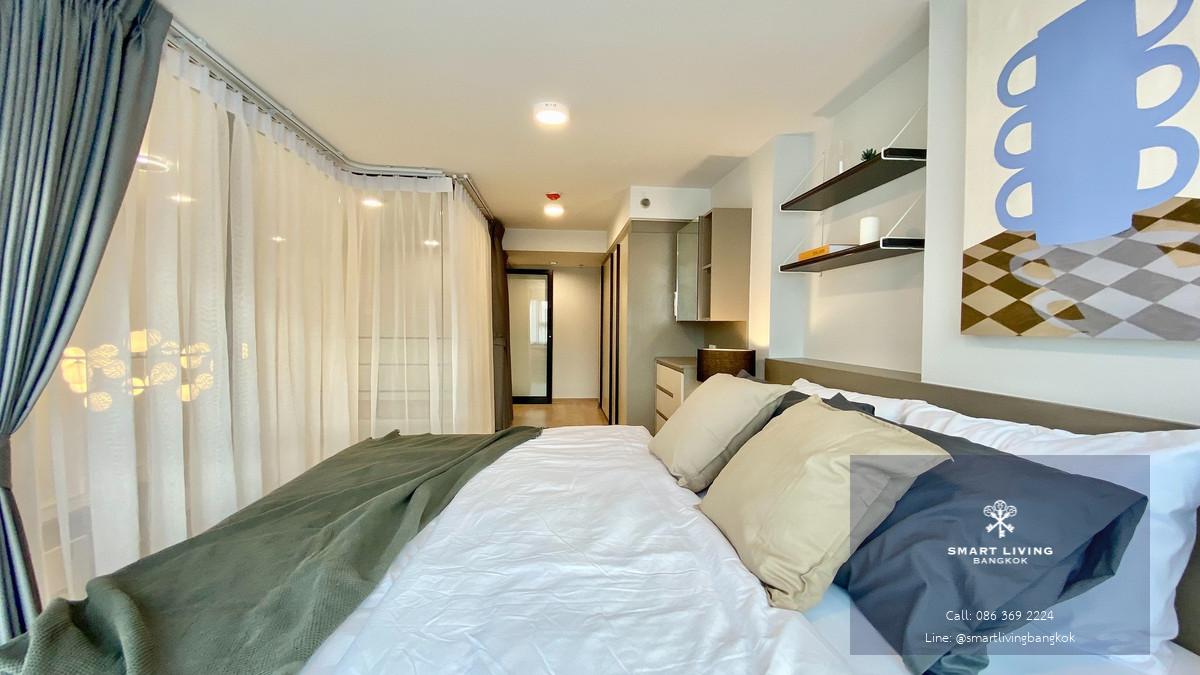 ให้เช่าไอดีโอ พระราม9 ห้องสไตล์มินิมอล เฟอร์ครบ ใกล้ MRT พระราม 9 450 เมตร