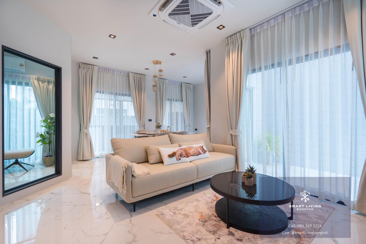 ให้เช่าทาวน์เฮาส์ 89 Residence Ratchada-Rama 9 4ชั้น 4ห้องนอน ตกแต่งสวย เฟอร์นิเจอร์ครบ ใกล้ SISB International School