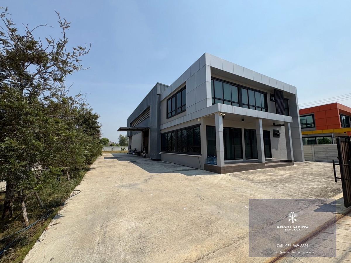 ขาย / เช่า โรงงานพร้อมออฟฟิศ บางเลน นครปฐม ใกล้ศาลายา พื้นที่ 915 ตร.ม ที่ดิน 1 ไร่ 1 งาน 81 ตร.ว เหมาะลงทุนและโลจิสติกส์