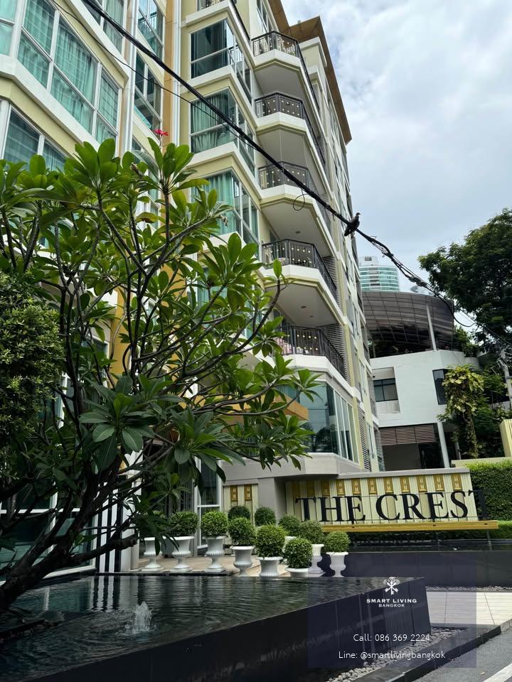 ขาย/ให้เช่า คอนโด The Crest Sukhumvit  (เดอะเครสท์ สุขุมวิท ) 2 ห้องนอน 67 ตร.ม. มีที่จอดรถส่วนตัว ใกล้ BTS พร้อมพงษ์