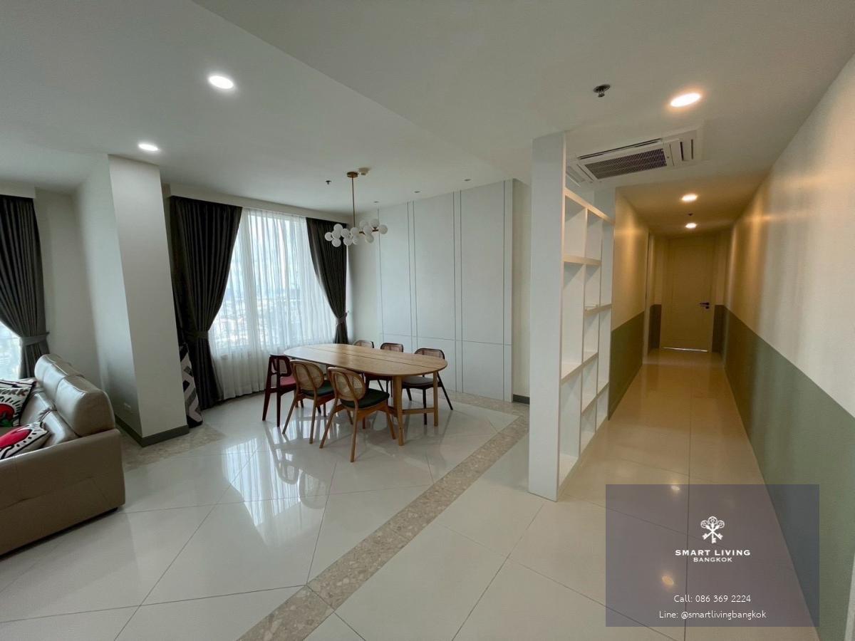 คอนโดหรูสาทร ห้องใหญ่ 3 ห้องนอน ใกล้ BTS ช่องนนทรี เหมาะลงทุน ปล่อยเช่าง่ายในย่านธุรกิจ