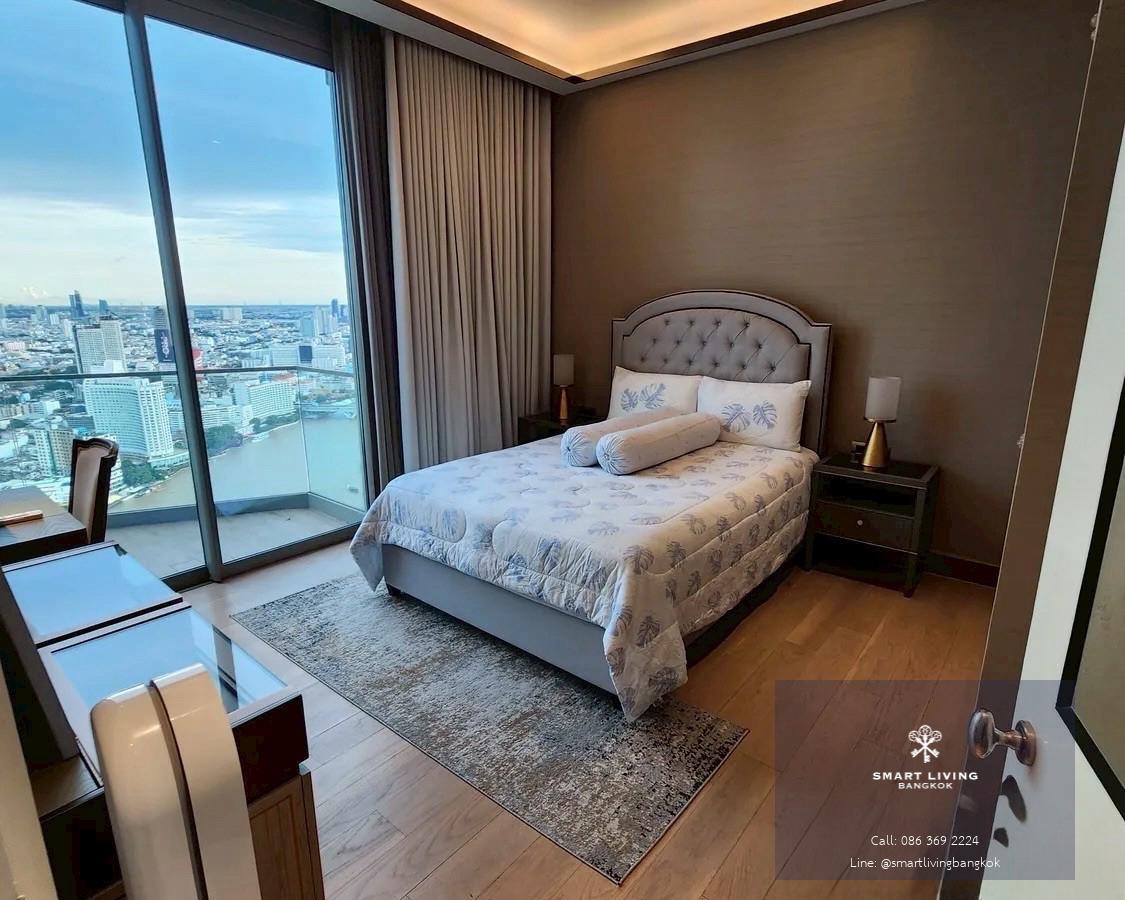 ขายคอนโดหรู ดูเพล็กซ์ 2 ห้องนอน ริมแม่น้ำเจ้าพระยา ใกล้ ICONSIAM