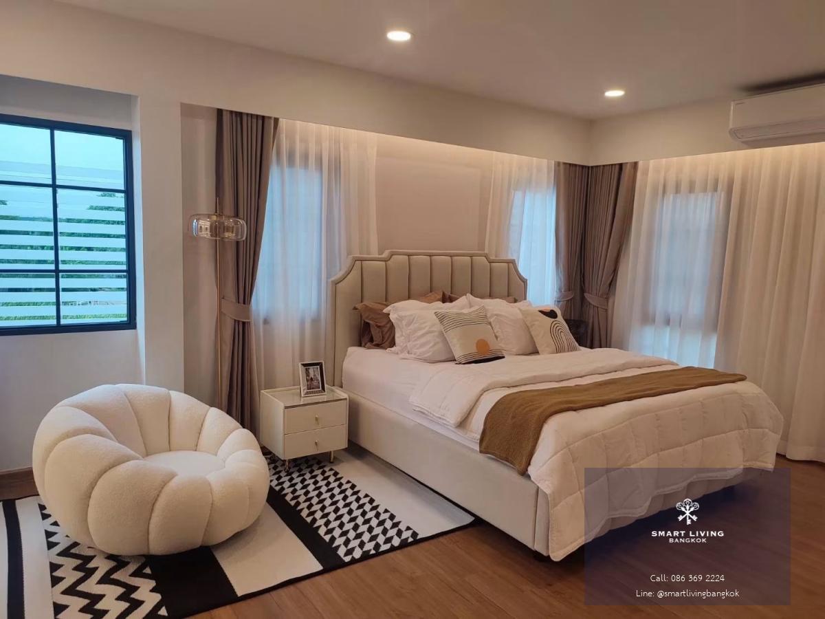 ให้เช่าบ้านหรูใกล้เมกาบางนา ราคาโปรโมชั่น 140,000 ถึงสิ้น ก.ค. พร้อมข้อเสนอพิเศษมากมาย พื้นที่ใช้สอยขนาดใหญ่ เหมาะสำหรับอยู่อาศัยแบบครอบครัว