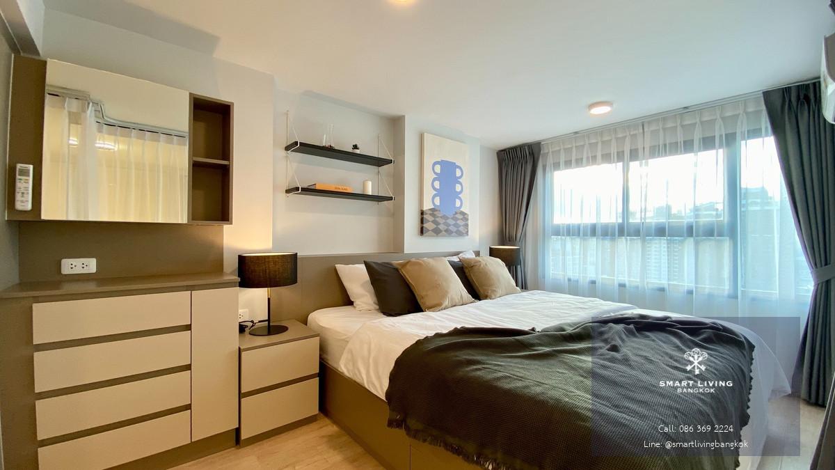 ให้เช่าไอดีโอ พระราม9 ห้องสไตล์มินิมอล เฟอร์ครบ ใกล้ MRT พระราม 9 450 เมตร