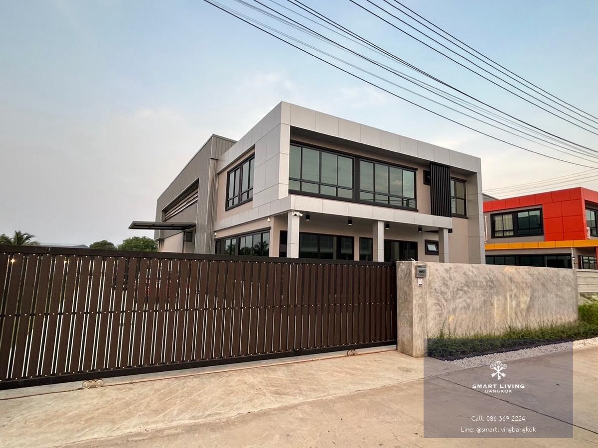 ขาย / เช่า โรงงานพร้อมออฟฟิศ บางเลน นครปฐม ใกล้ศาลายา พื้นที่ 915 ตร.ม ที่ดิน 1 ไร่ 1 งาน 81 ตร.ว เหมาะลงทุนและโลจิสติกส์
