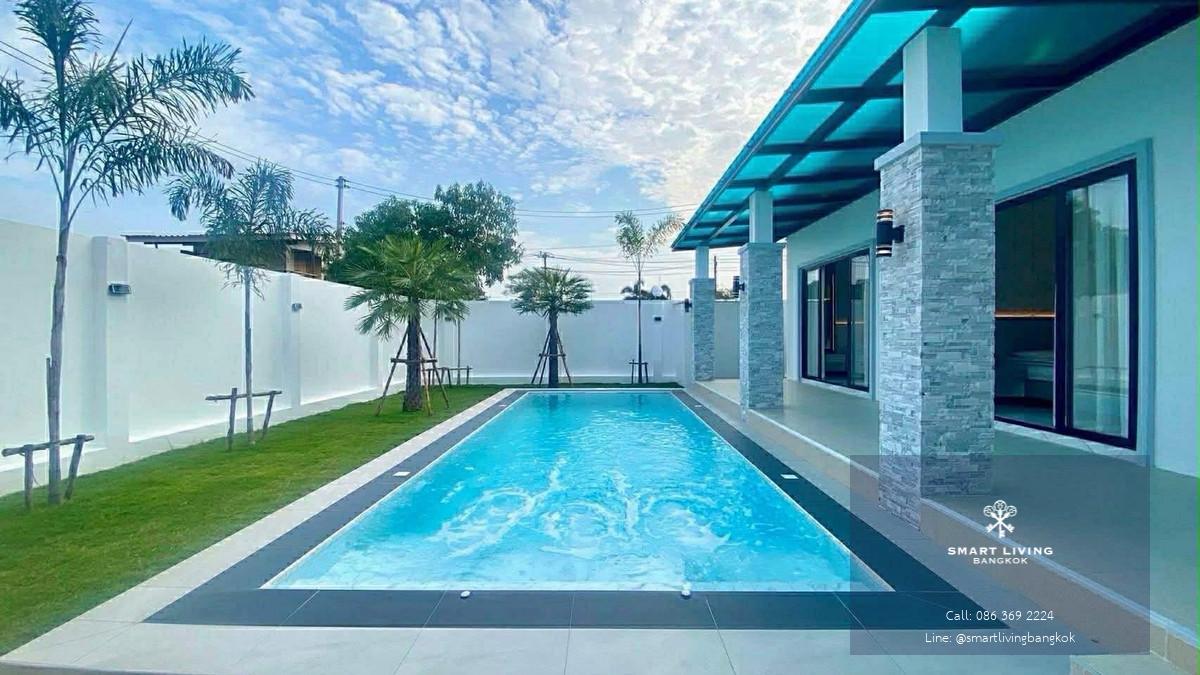ขายพูลวิลล่าหรู สร้างใหม่ ห้วยใหญ่ บ้านเดี่ยวพร้อมสระส่วนตัว ใกล้สุขุมวิท และหาดจอมเทียน เหมาะลงทุนปล่อยเช่ารายวัน