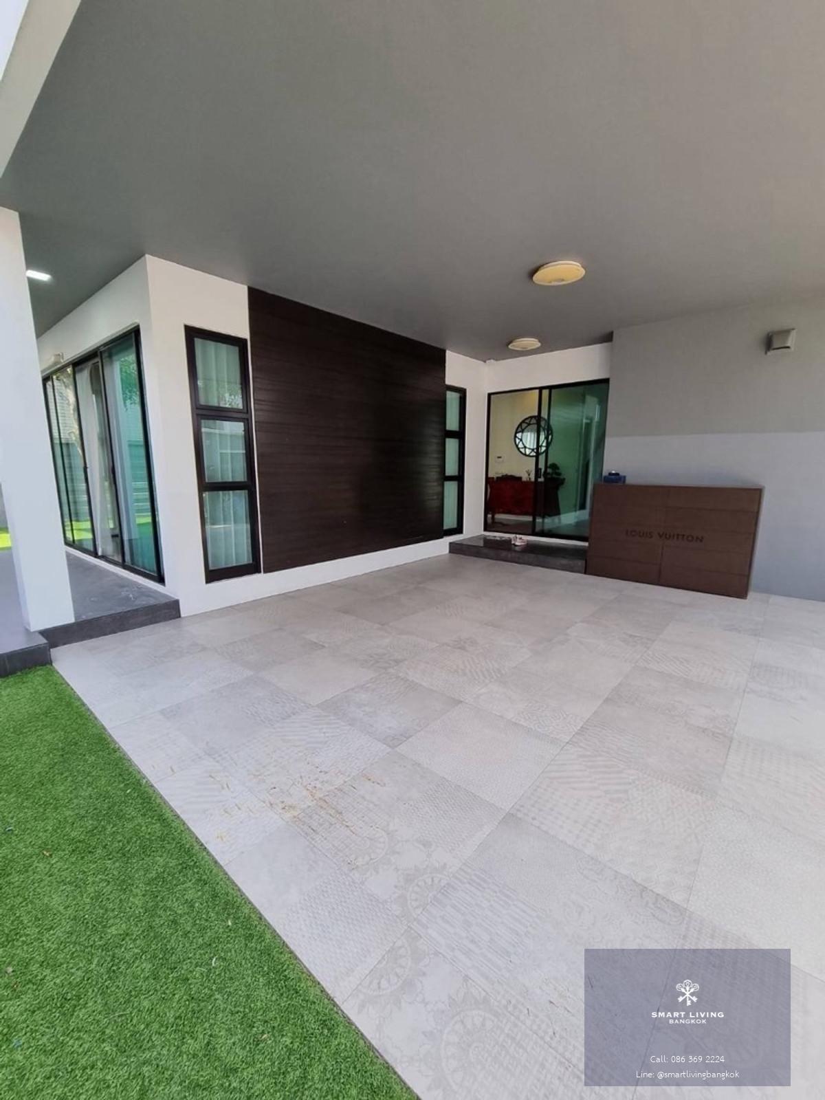 ขาย/ เช่า บ้านเดี่ยว บ้านลุมพินี สวนหลวง ร.9 ใกล้ Bangkok Pattana Mega Bangna