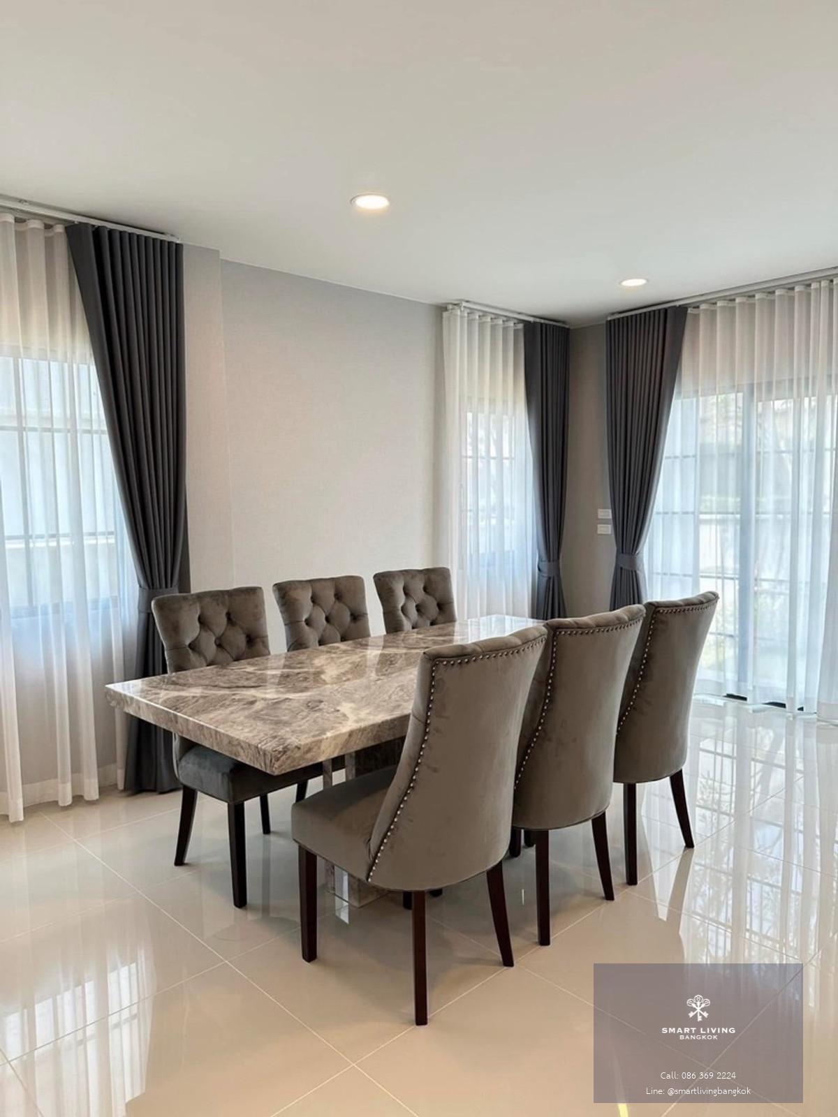 บ้านเดี่ยวให้เช่า Centro Bangna เฟส 2 หลังใหญ่ 4 ห้องนอน ใกล้ Mega Bangna และโรงเรียนนานาชาติ เลี้ยงสัตว์ได้