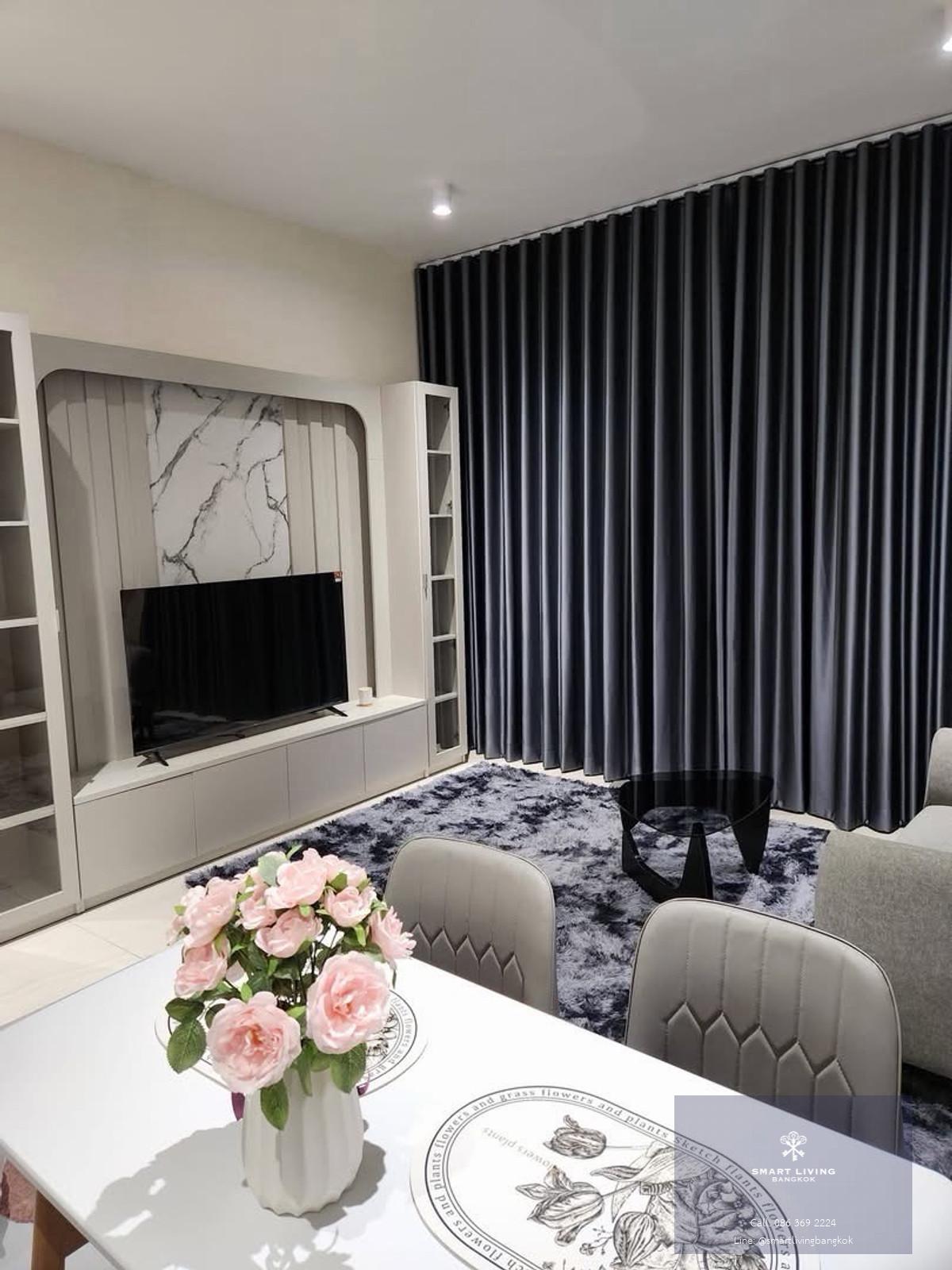 ให้เช่าคอนโด Tait Sathorn 12 ใกล้ BTS Saint Louis ห้องมุม เลี้ยงสัตว์ได้  ตกแต่งครบ พร้อมเข้าอยู่ ทำเลสาทร