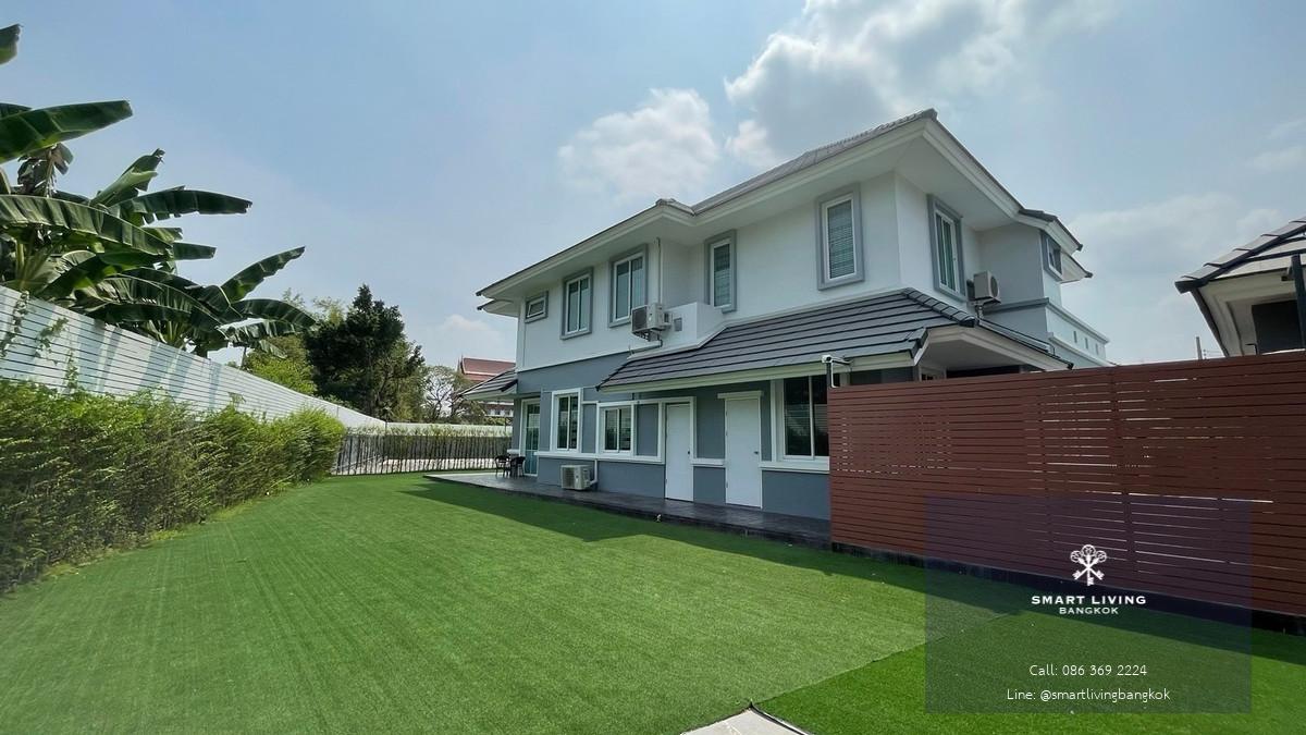 บ้านหรูพร้อมเรือนรับรองและสระว่ายน้ำส่วนตัว บนที่ดินขนาด 1 ไร่ ทำเลออเงิน รามอินทรา ใกล้ทางด่วน