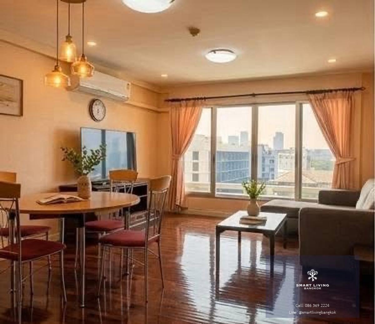 📢👇Low rise condo in good price and location near Polo Club, Lumpini park, new project One Bangkok, express way, fully furnished