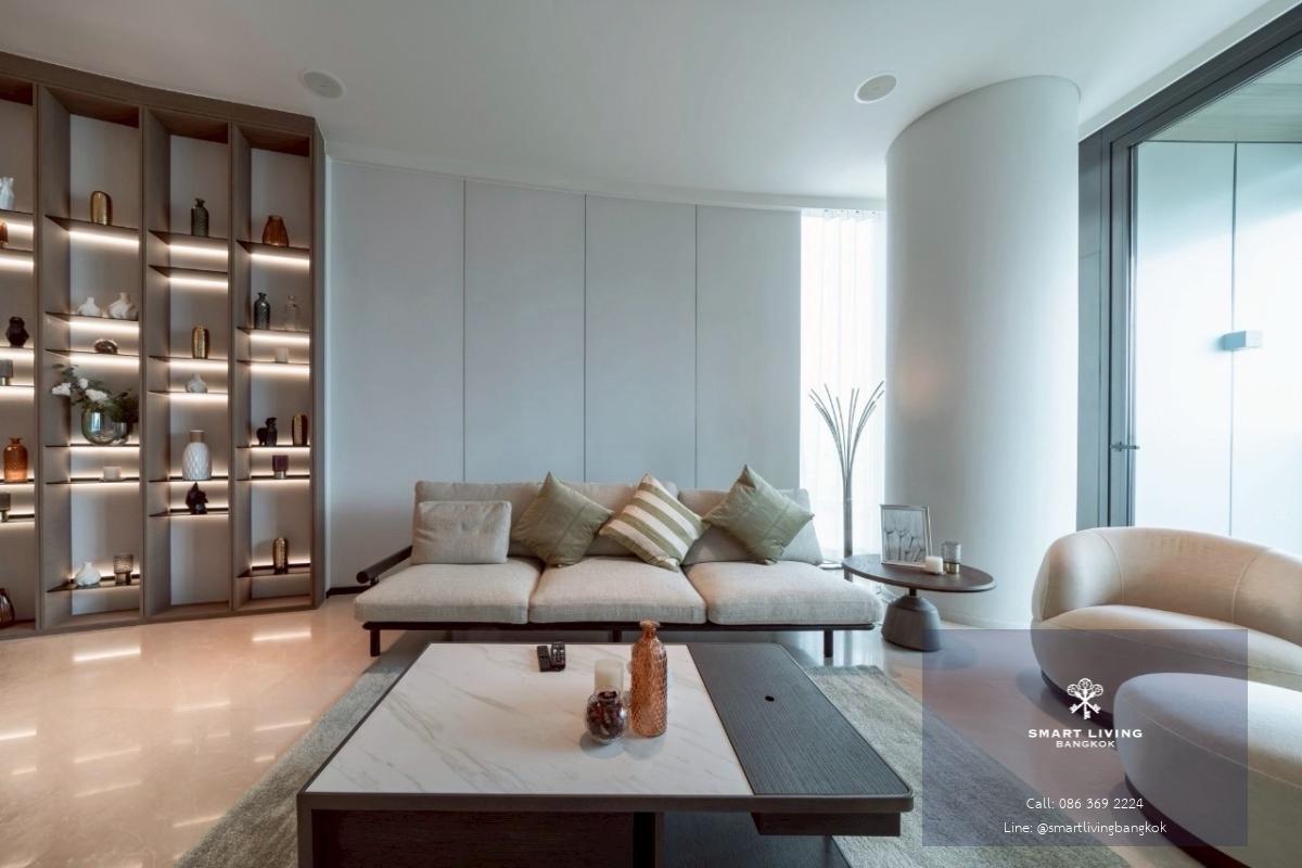ให้เช่าคอนโดหรูริมแม่น้ำเจ้าพระยา Banyan Tree Residences Riverside Bangkok 2 ห้องนอน 160 ตร.ม. วิวแม่น้ำพาโนรามา ใกล้ ICONSIAM