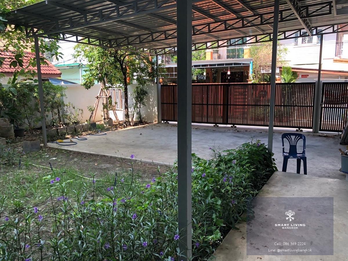 ขายและให้เช่าบ้านเดี่ยว 3 ชั้น ใกล้ BTS วุฒากาศ เหมาะอยู่อาศัยหรือทำโฮมออฟฟิศ