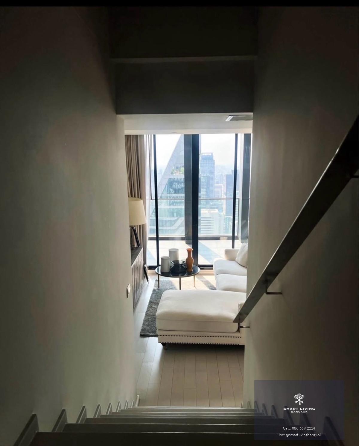 เพนท์เฮ้าส์ดูเพล็กซ์ Noble Ploenchit ใกล้ BTS เพลินจิต ห้องใหญ่ 208 ตร.ม 3 ห้องนอน ลิฟต์ส่วนตัว วิวเมืองสองฝั่ง