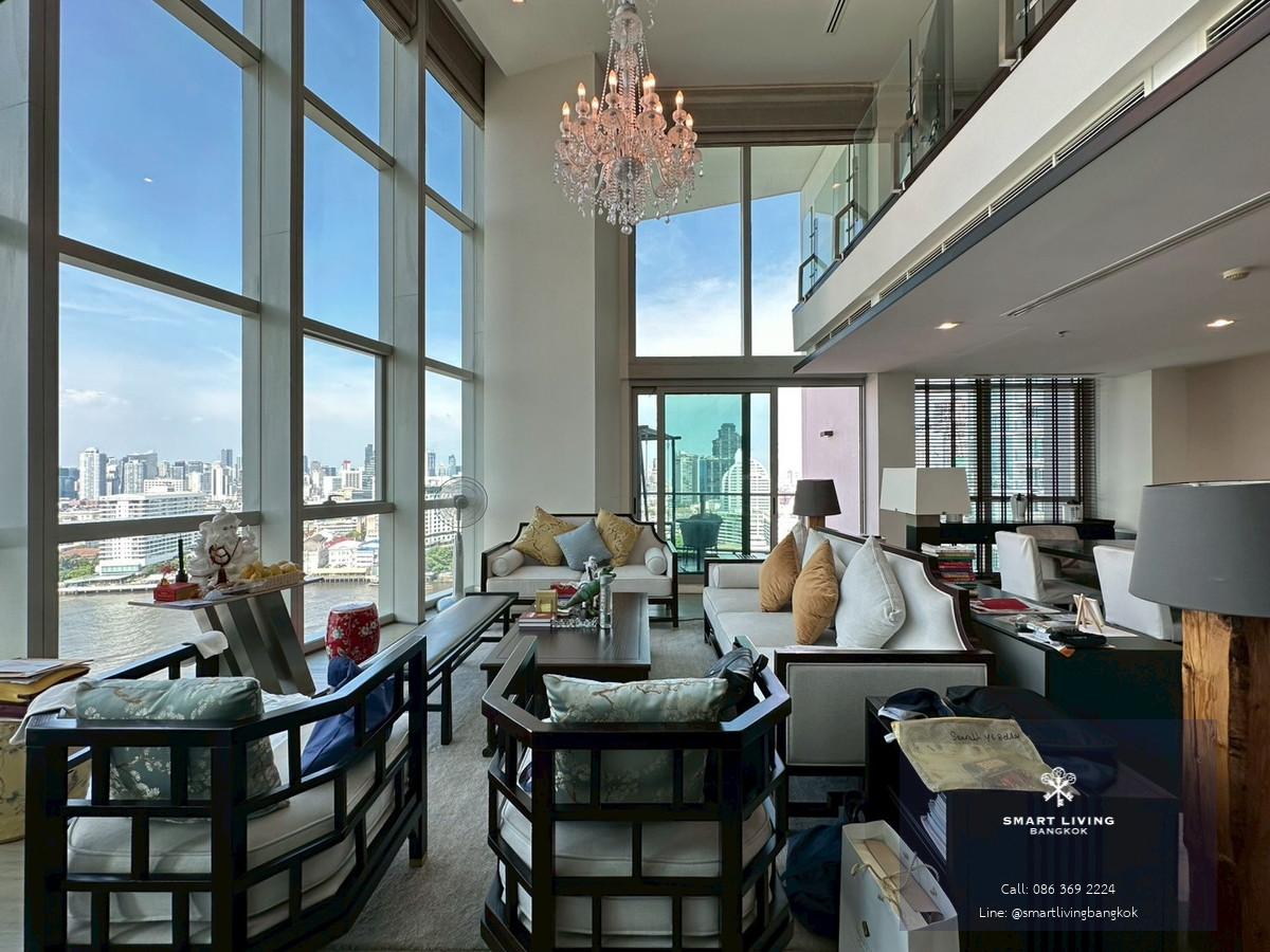 ✨ The River | Rare Duplex Riverside Residence ✨ โอกาสครอบครองยูนิตหายากบนโค้งแม่น้ำเจ้าพระยา ณ โครงการระดับตำนานของกรุงเทพฯ