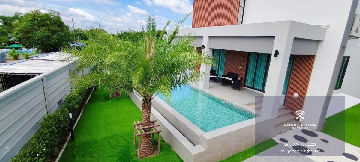 ขายบ้านเดี่ยว รังสิต คลอง 2 บ้านหรูพร้อมสระว่ายน้ำ ทำเลใกล้ฟิวเจอร์พาร์ครังสิต