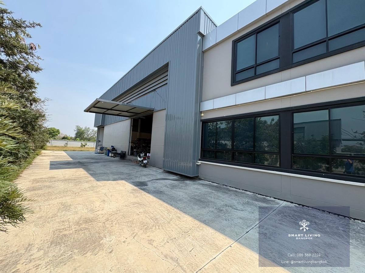 ขาย / เช่า โรงงานพร้อมออฟฟิศ บางเลน นครปฐม ใกล้ศาลายา พื้นที่ 915 ตร.ม ที่ดิน 1 ไร่ 1 งาน 81 ตร.ว เหมาะลงทุนและโลจิสติกส์