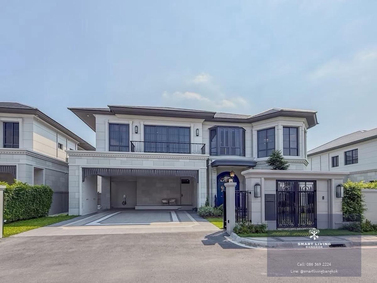 บ้านหรู เดินทางสะดวก ใกล้ทางขึ้น-ลงทางด่วนศรีรัช ใกล้โรงเรียนนานาชาติหลายแห่ง