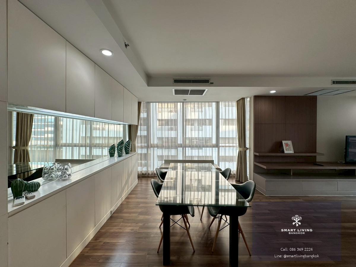 ✨ให้เช่าคอนโด The Rajdamri 3 ห้องนอน เฟอร์นิจอร์และเครื่องใช้ไฟฟ้าตกแต่งครบ  เดินทางสะดวก ใกล้ BTSราชดำริ, สวนลุมพินี