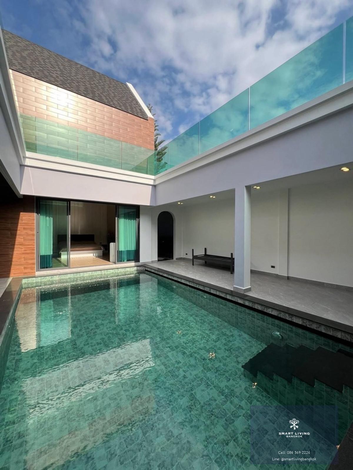 พูลวิลล่าหรู ห้วยใหญ่ พัทยา ใกล้หาดจอมเทียน เฟอร์ครบ พร้อมอยู่ ให้ผลตอบแทน 10.5% ในโซน EEC