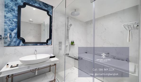 ให้เช่าคอนโดหรู 1 Bedroom Deluxe โครงการใหม่ (52 ตร.ม.)  โปร All-Inclusive ฟรีน้ำไฟ+แม่บ้าน มี Santisuk Lounge ติด BTS ทองหล่อ