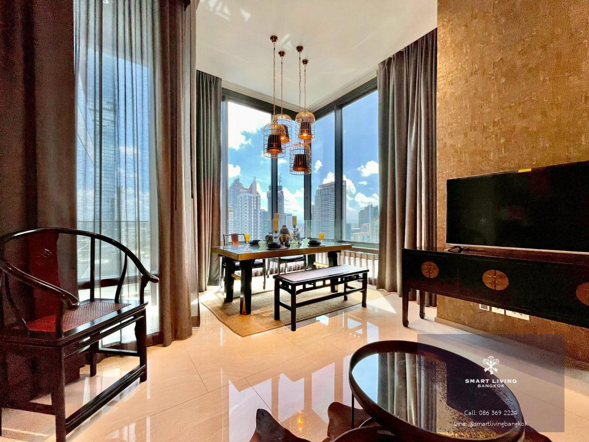 ให้เช่าคอนโดหรู 2 ห้องนอน (86 ตร.ม.) ใจกลางย่านธุรกิจสีลม-สาทร เดินทางสะดวกใกล้รถไฟฟ้า BTS และ MRT รายล้อมด้วยแหล่งไลฟ์สไตล์ชั้นนำ