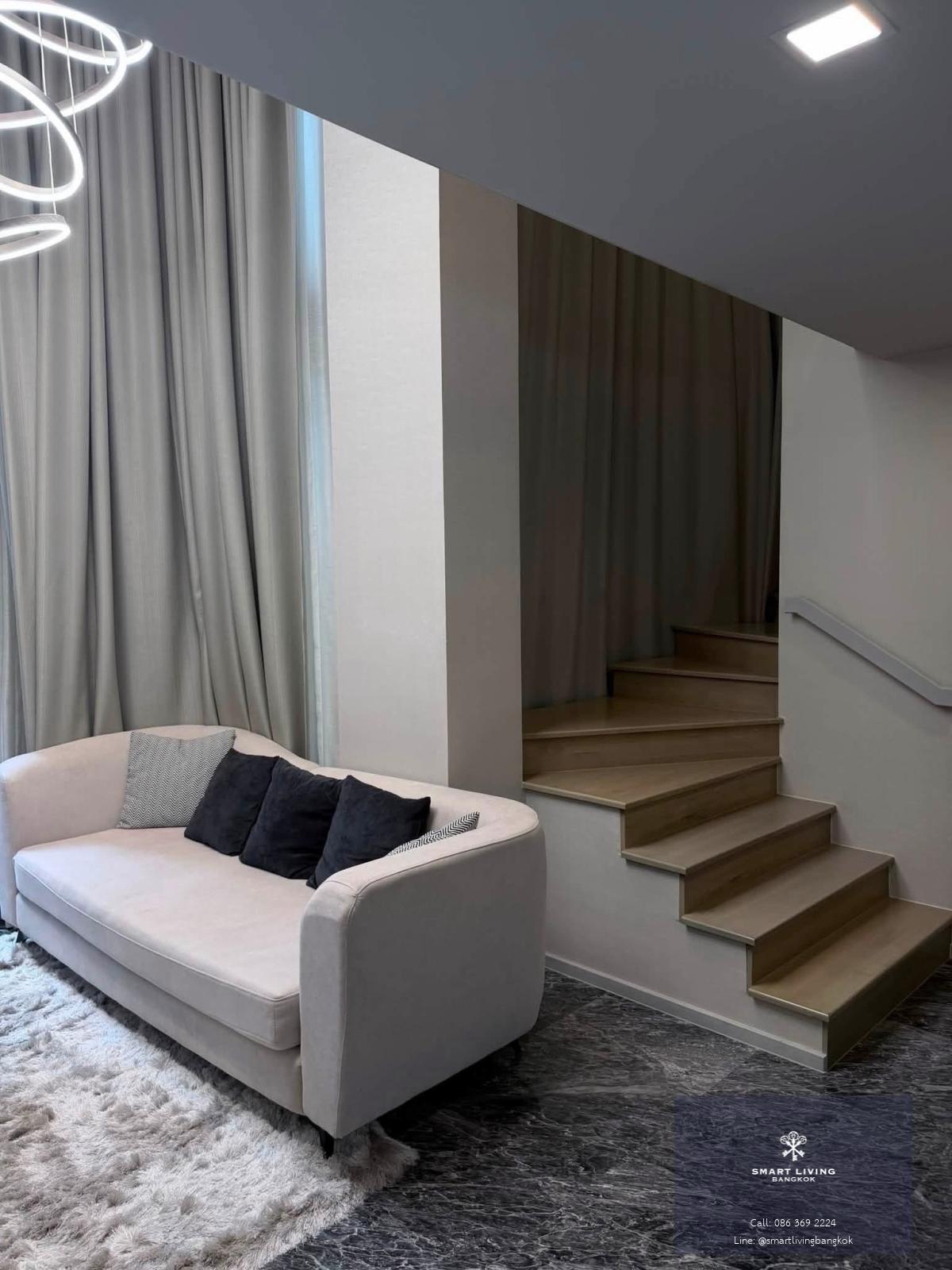 คอนโด 3 ห้องนอน Duplex ให้เช่า ทำเลสุขุมวิท ใกล้ BTS พร้อมพงษ์ ตกแต่งหรู พร้อมเข้าอยู่