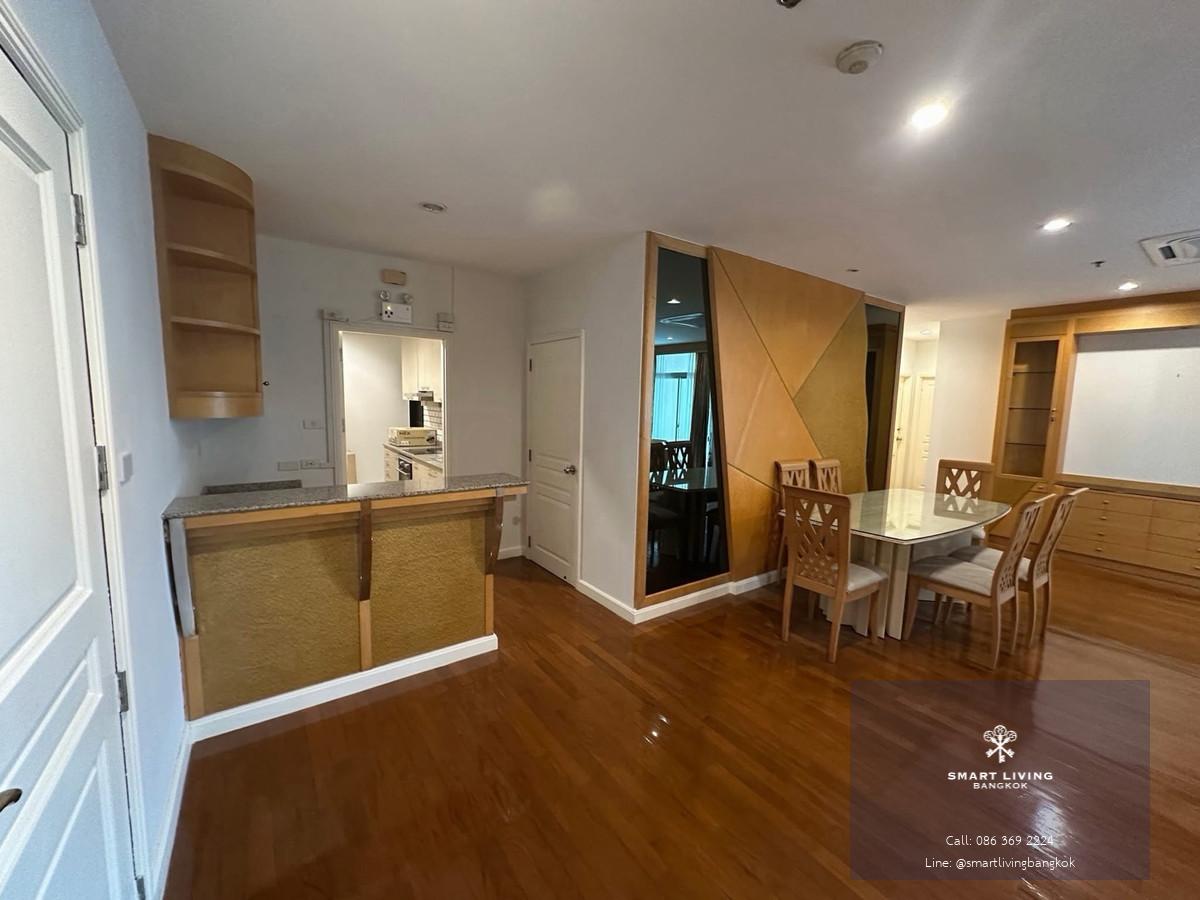 ให้เช่าคอนโดหลังสวน 3 ห้องนอน ใกล้ BTS ชิดลม ใกล้เวลา หลังสวน ห้องใหญ่ 170 ตร.ม. มีห้องแม่บ้านและที่จอดรถ