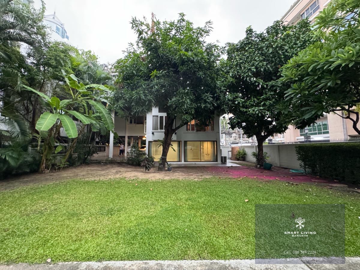 บ้านเดี่ยว Ruamrudee ใกล้ BTS เพลินจิต บ้านพร้อมสวน ใจกลางเมือง เหมาะอยู่อาศัยและทำธุรกิจ ทำเล Embassy และ CBD