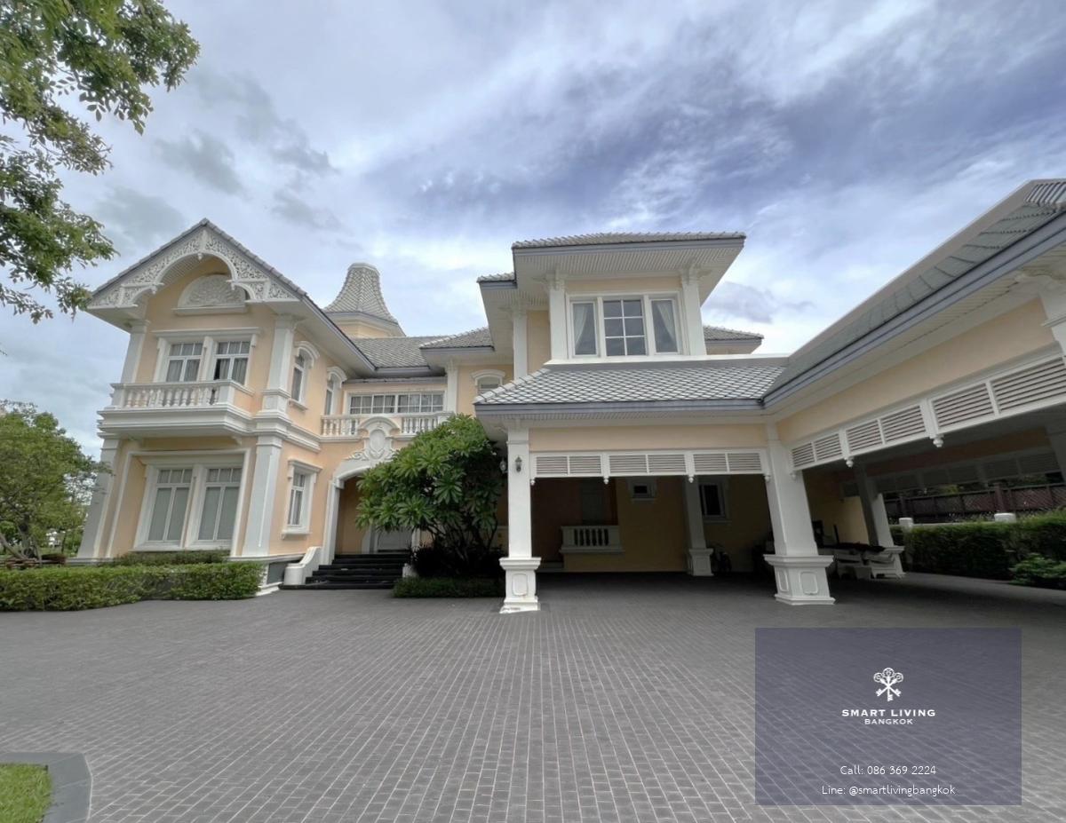 บ้านหรูพร้อมสระว่ายน้ำส่วนตัว ติดถนนเกษตร–นวมินทร์ ใกล้ The Crystal และ Central Festival EastVille เดินทางสะดวก เหมาะอยู่อาศัยและลงทุน