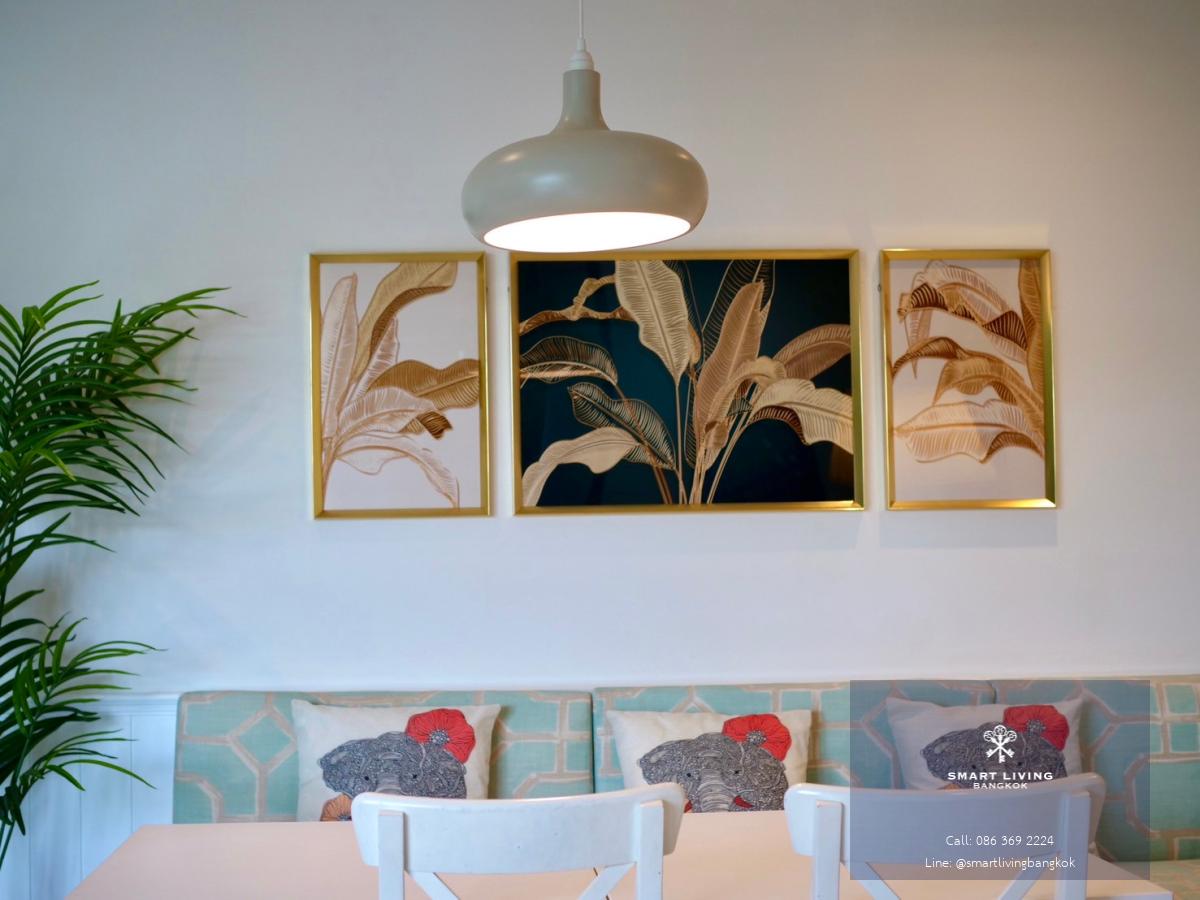 ให้เช่าคอนโดไซส์ใหญ่ THE LOFTS YENNAKART 94 ตร.ม. 2 ห้องนอน แต่งครบ พร้อมฟรีบริการแม่บ้านทำความสะอาด