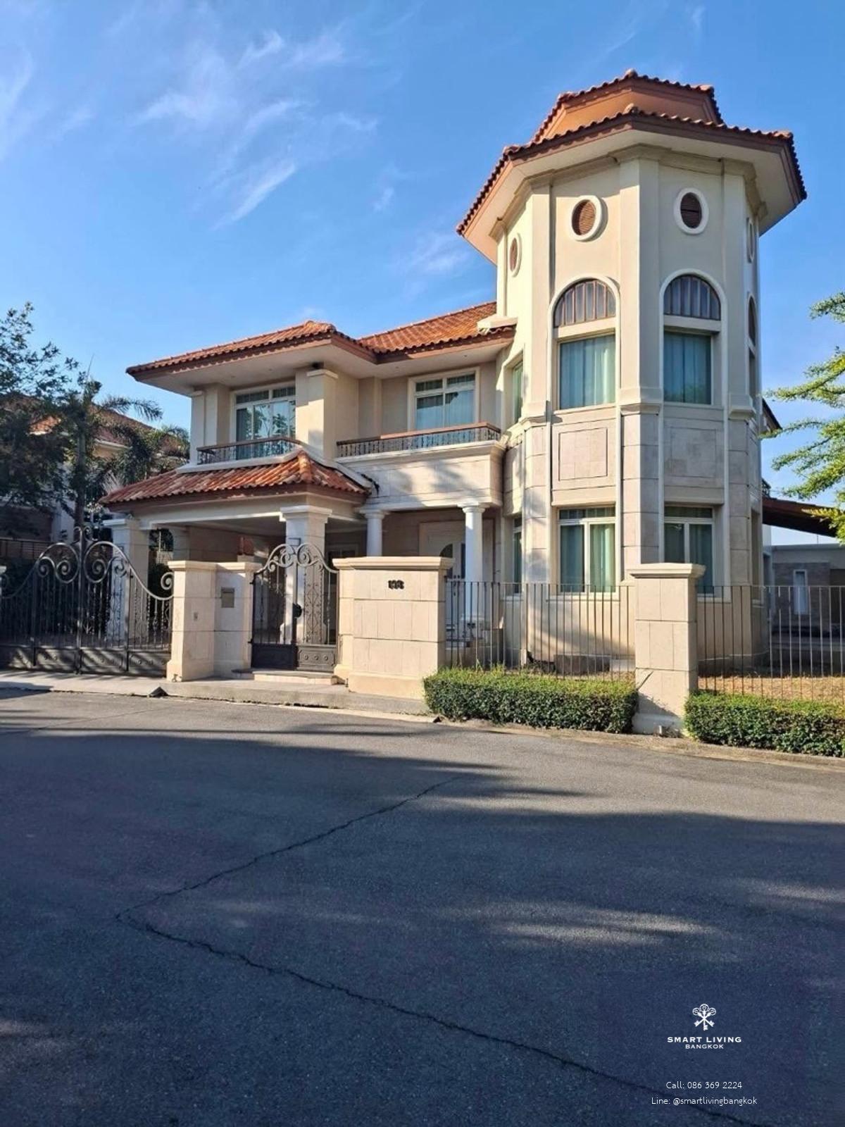 ให้เช่าบ้านเดี่ยว รามคำแหง หมู่บ้านกรีนเนอรี่วิลล์ ตรงข้ามโรงพยาบาลเกษมราษฎร์ บ้านขนาดใหญ่เหมาะอยู่อาศัย