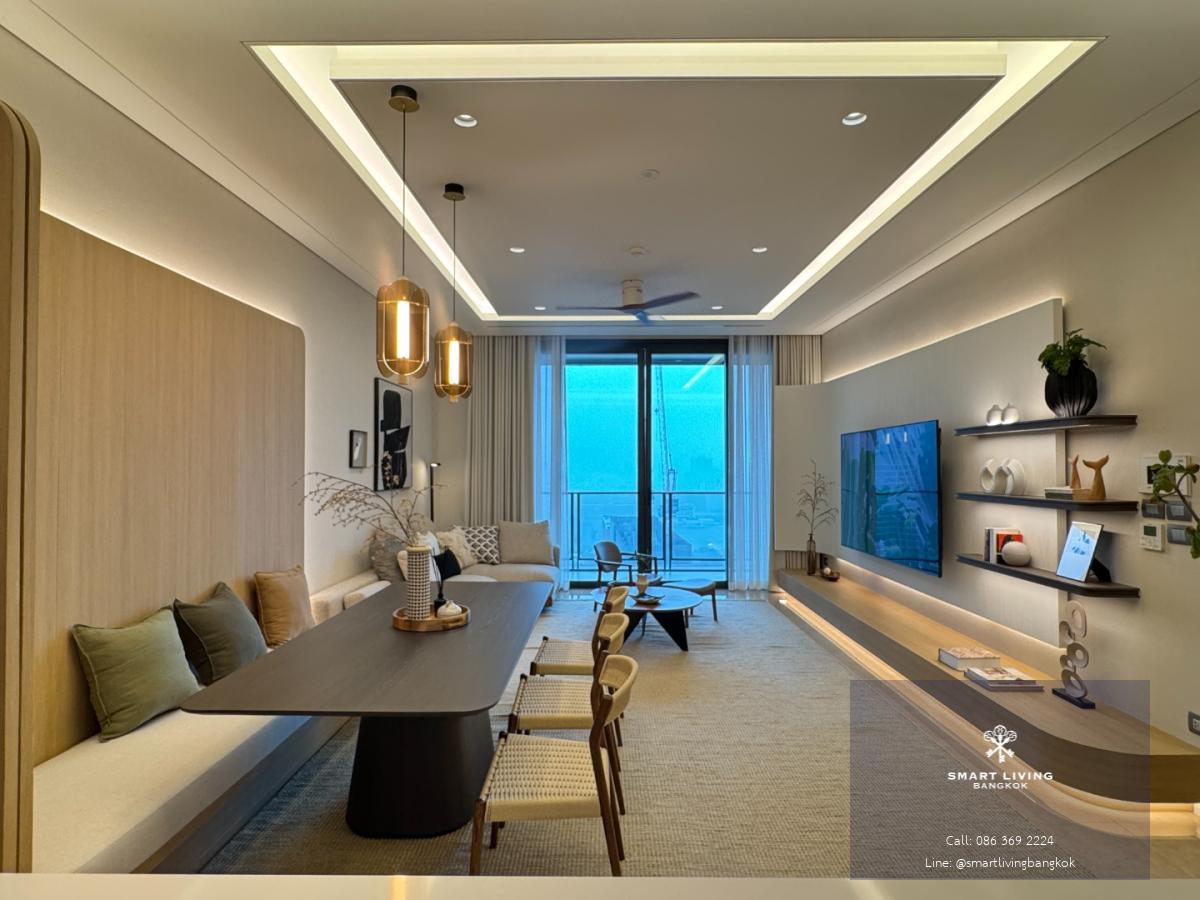✨ให้เช่าคอนโดสุดหรู The Residences at Sindhorn Kempinski 2 ห้องนอน  เฟอร์นิเจอร์ครบ ระเบียงใหญ่ วิวสวย ใกล้ BTS ราชดำริ