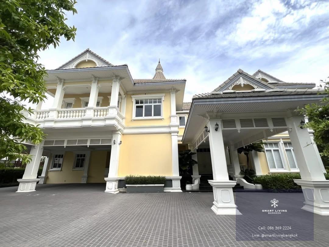 บ้านหรูพร้อมสระว่ายน้ำส่วนตัว ติดถนนเกษตร–นวมินทร์ ใกล้ The Crystal และ Central Festival EastVille เดินทางสะดวก เหมาะอยู่อาศัยและลงทุน