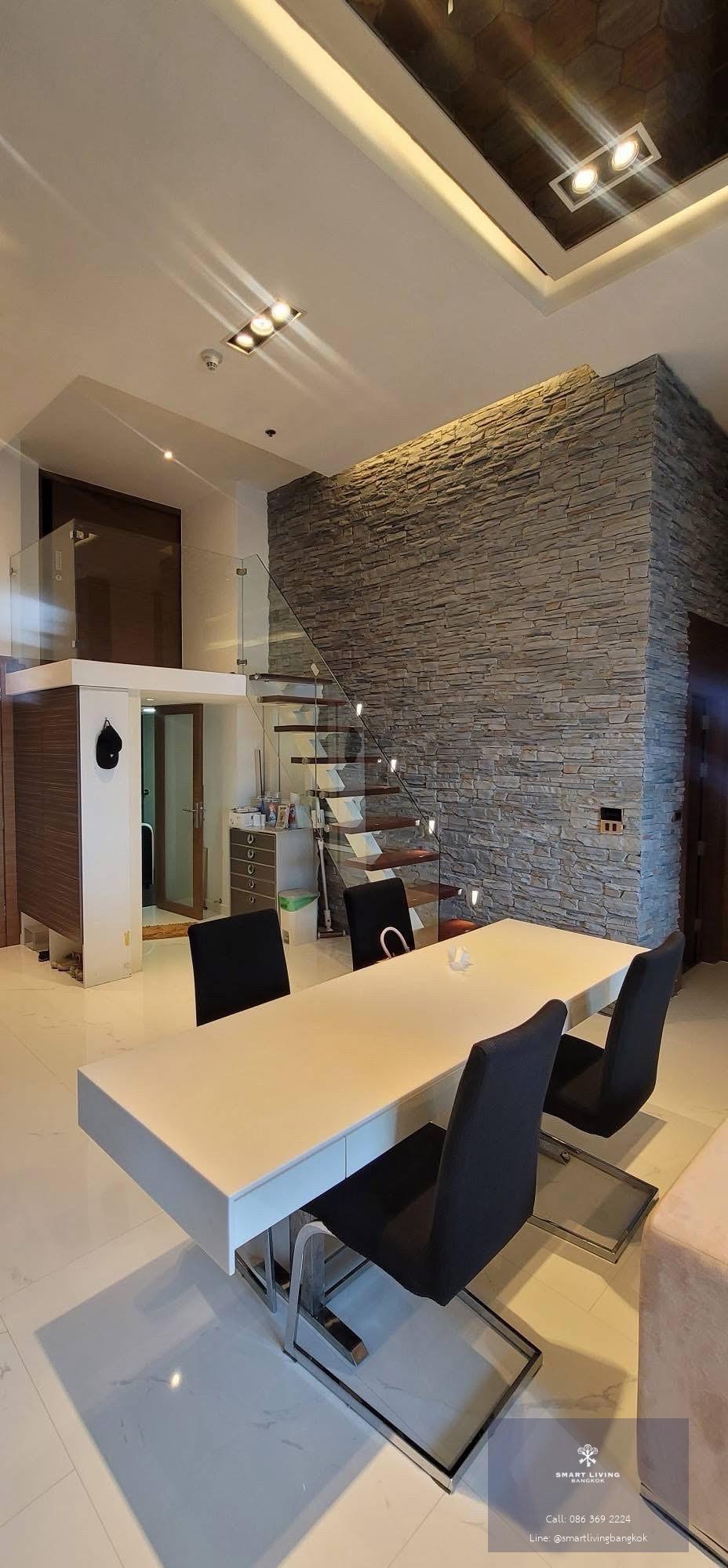 ขายและให้เช่าคอนโด Duplex Penthouse หรู 4 ห้องนอน ทำเลศักยภาพใจกลางทองหล่อ โครงการ 59 Heritage ใกล้ BTS ทองหล่อ