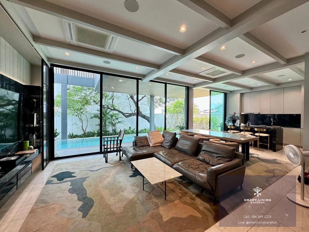 ขาย/เช่า บ้านเดี่ยวหรู พร้อมลิฟต์และสระว่ายน้ำ ใกล้ BTS ศรีนุช สุขุมวิท 77 เดินทางสะดวก ใกล้ทองหล่อ