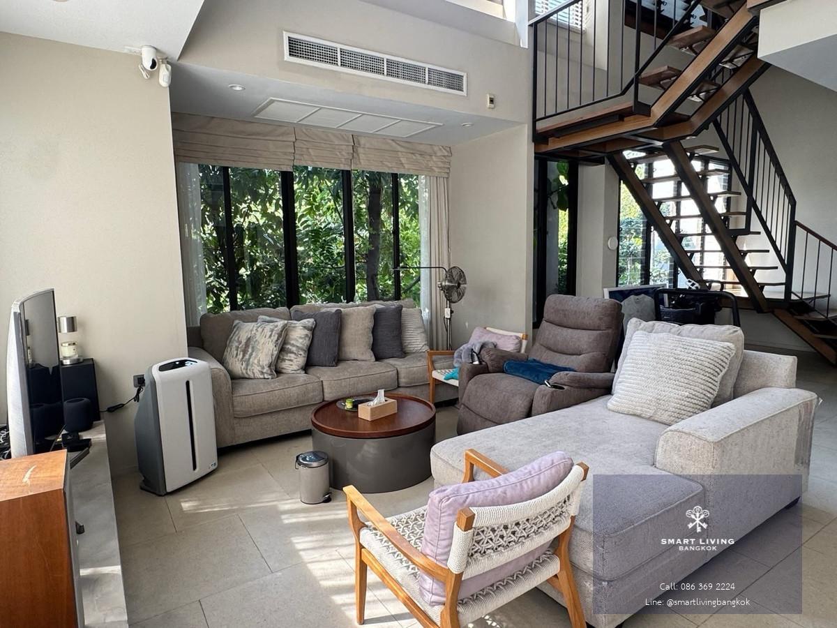 บ้านแฝดบรรยากาศบ้านสวน ให้ความสงบและความเป็นส่วนตัว ในทำเลวิภาวดีใจกลางเมือง