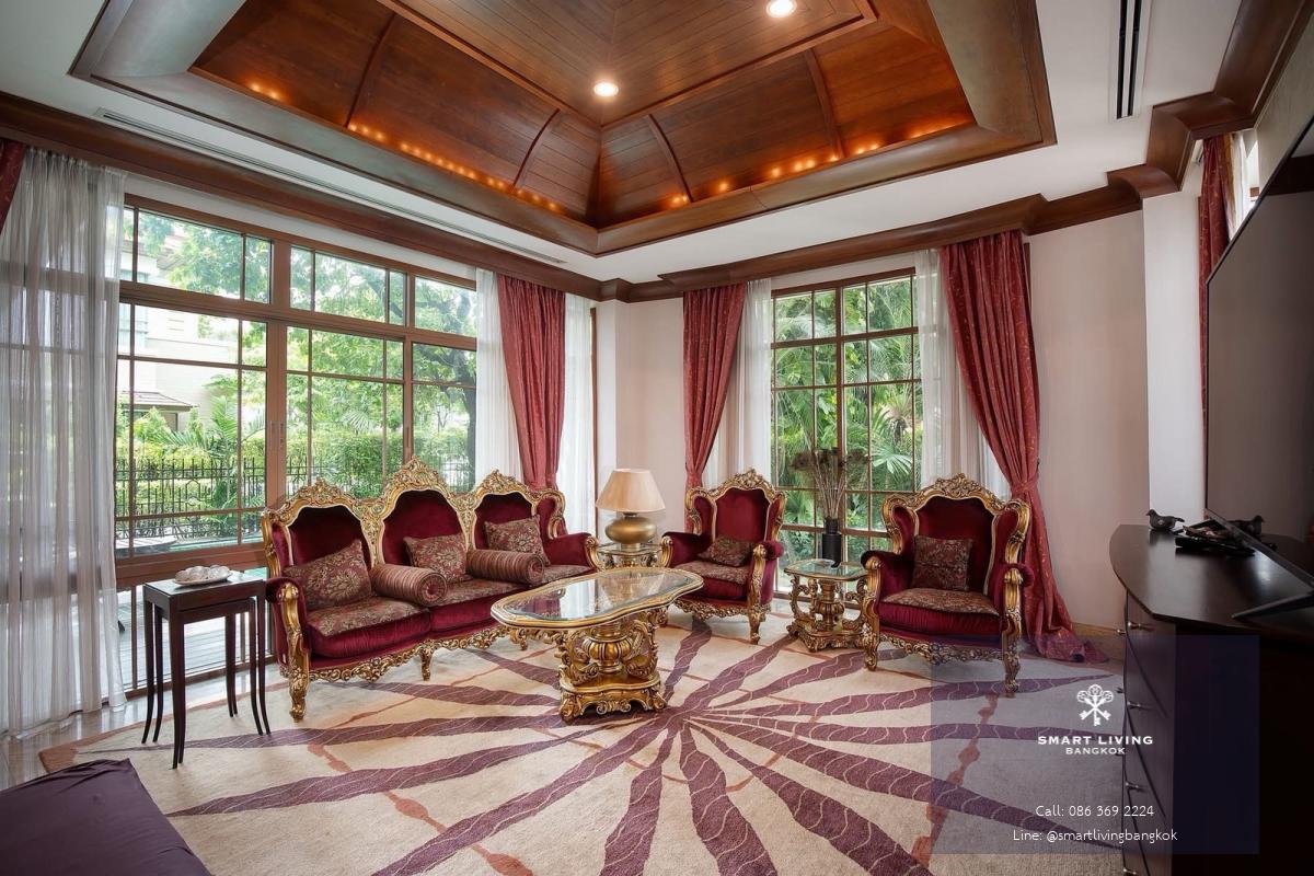 บ้านหรูสไตล์อังกฤษพร้อมสระว่ายน้ำส่วนตัวและจากุซซี่ ใกล้ BTS พระโขนง
