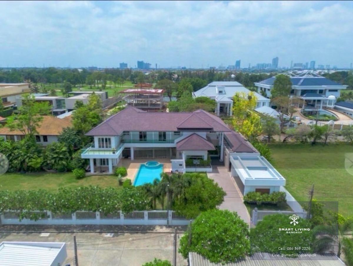 ขาย / เช่า คฤหาสน์หรู Windmill Park บางนา กม.10.5 บ้านในสนามกอล์ฟ พื้นที่ขนาดใหญ่ 7 ห้องนอน พร้อมสระว่ายน้ำ ใกล้ Mega Bangna และสนามบินสุวรรณภูมิ