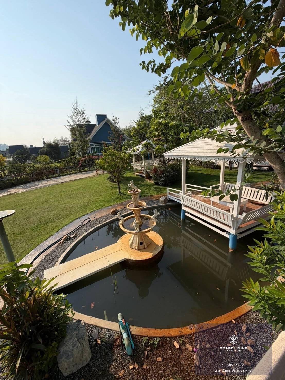 บ้านพักตากอากาศวิวภูเขาโซนหมูสี 2 หลัง บรรยากาศธรรมชาติส่วนตัว ใกล้แหล่งท่องเที่ยวเขาใหญ่ เดินทางจากกรุงเทพฯสะดวก