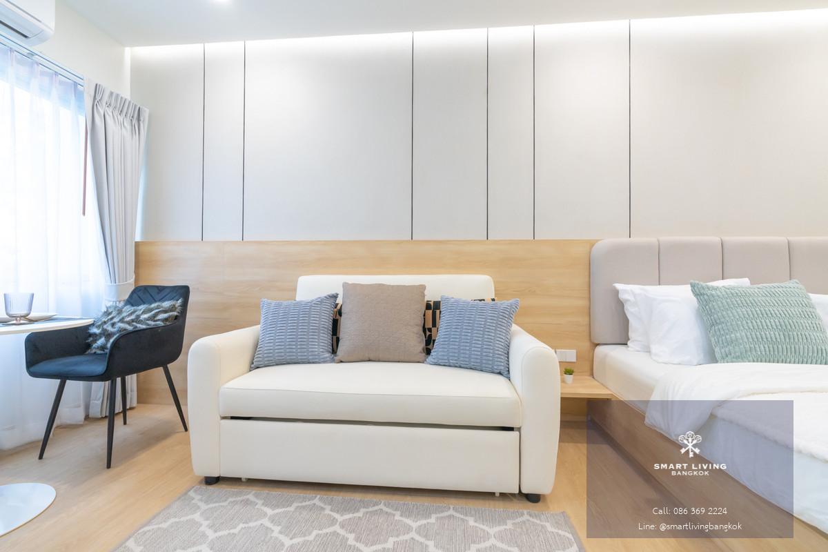 คอนโดA Space Sukhumvit 77 ตกแต่งแนวสไตล์มินิมอล ดูสะอาดตา อยู่สบาย ใกล้ห้าง ร้านอาหาร และBTSอ่อนนุช