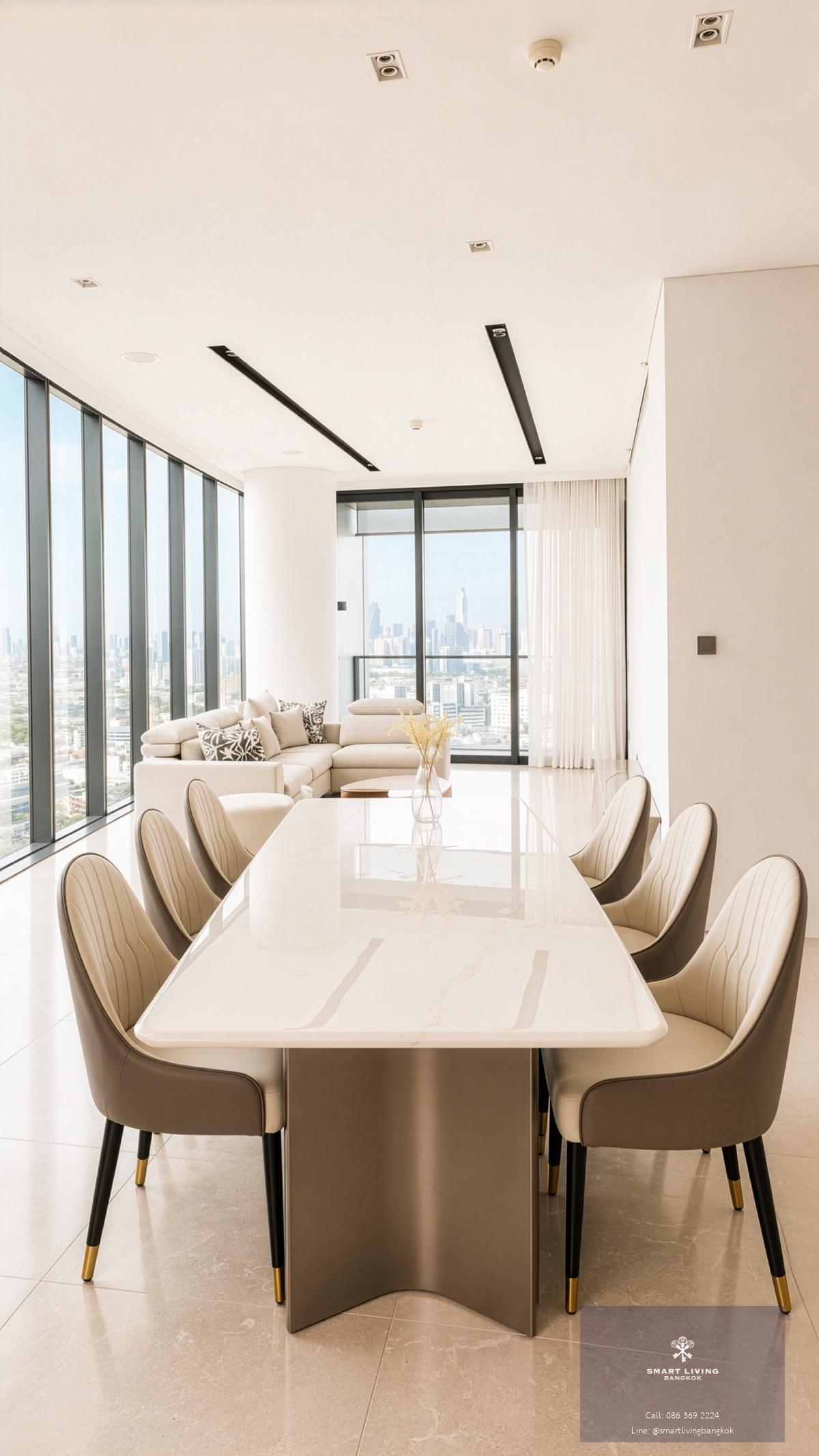 ให้เช่าคอนโดหรูริมแม่น้ำเจ้าพระยา Banyan Tree Residences Riverside Bangkok 2 ห้องนอน 178 ตร.ม. วิวแม่น้ำพาโนรามา ใกล้ ICONSIAM