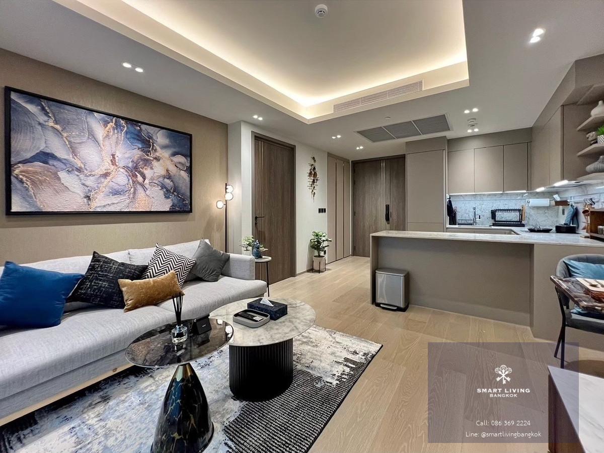 Tonson One Residence ให้เช่า!✨ 1 ห้องนอน 57 ตร.ม ตกแต่งครบชั้นสูงวิวสวย ใกล้ BTS เพลินจิต