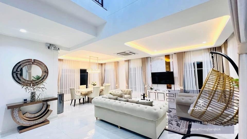 บ้านเดี่ยวหลังมุม 4 ห้องนอนในบางนา พื้นที่ใช้สอย 258 ตร.ม. พร้อมความเป็นส่วนตัวสูง ใกล้ Mega Bangna