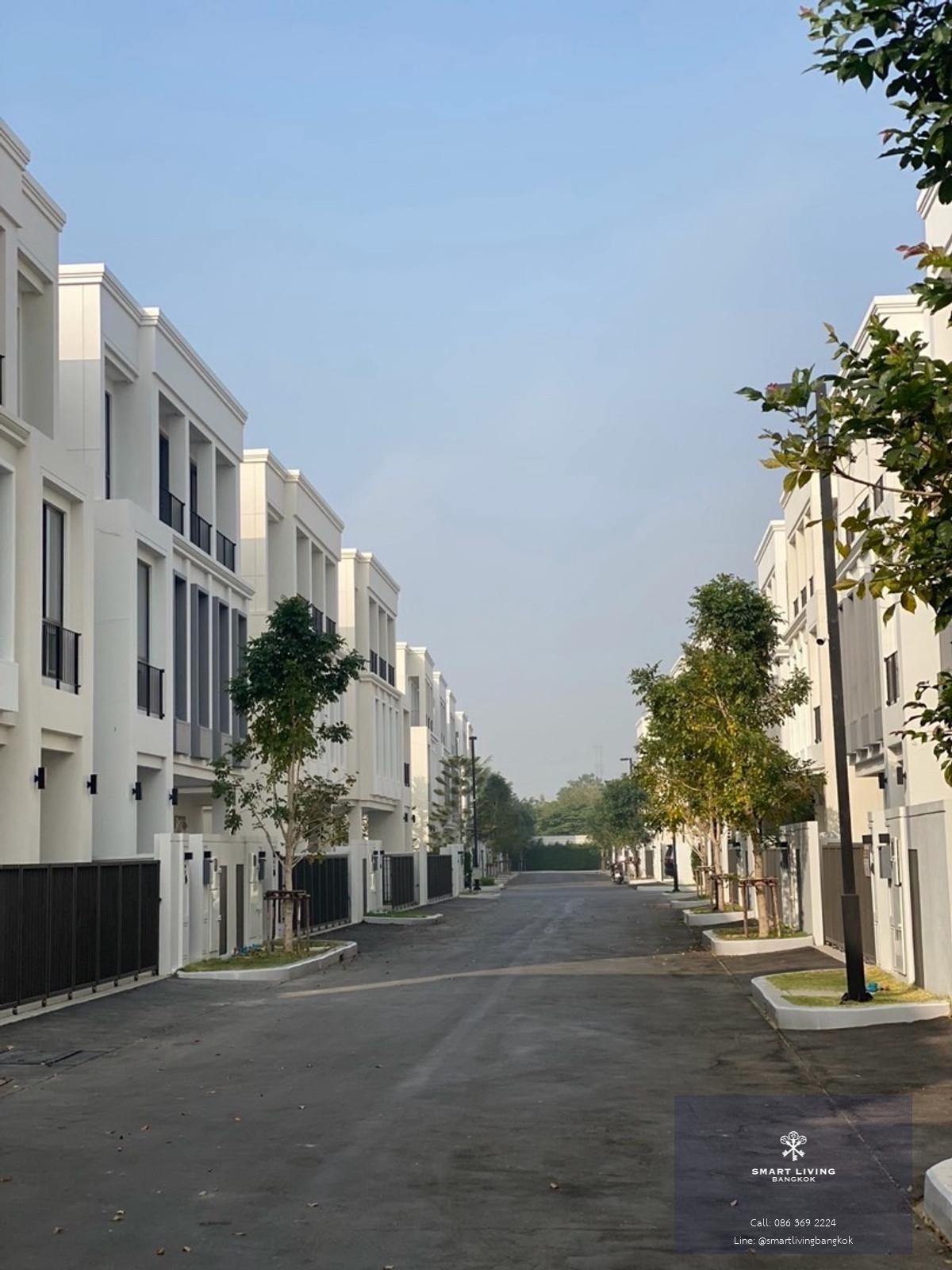 ขายบ้านเดี่ยวหรู 3 ชั้น พร้อมผู้เช่า ผลตอบแทนทันที ทำเลศรีนครินทร์ กรุงเทพกรีฑาตัดใหม่ ใกล้ Brighton College โซนนานาชาติยอดนิยม