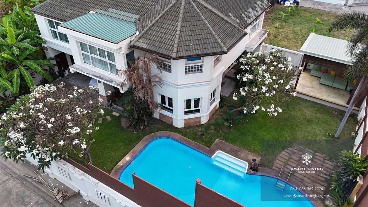 ขายบ้านเดี่ยว ธารารมย์ รามคำแหง 150 รีโนเวทใหม่ สระว่ายน้ำส่วนตัว ใกล้ BTS น้อมเกล้า