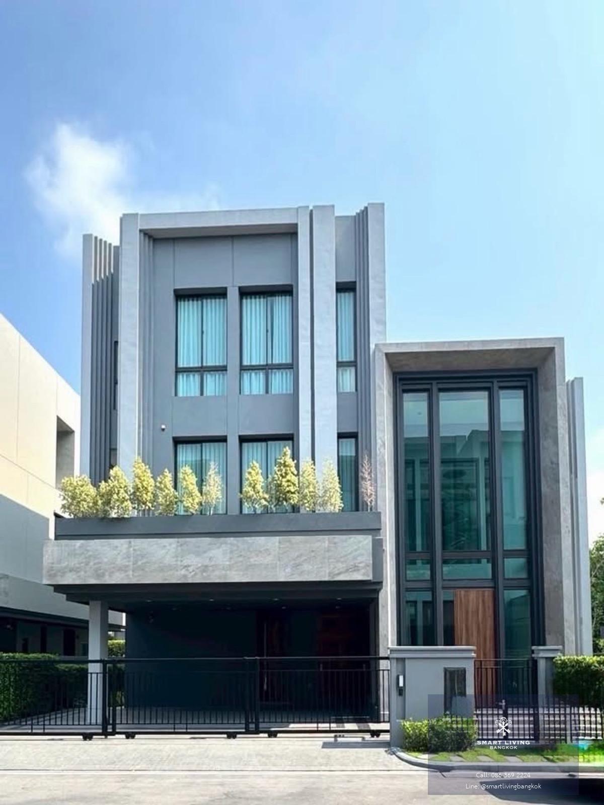 ขายบ้านหรู ขนาดใหญ่ พร้อมลิฟต์ กรุงเทพกรีฑา พระราม 9 ทำเลศักยภาพ ใกล้นานาชาติ Wellington